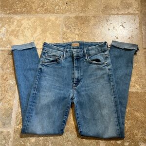 MOTHER Denim Jeans Light Wash Skinny Ankle Size 26